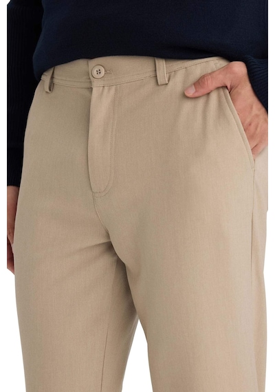 Defacto Taılored Fıt Düz Paça Her Yöne Esneyen Pantolon C7508ax26spbg609 Bej-bg609