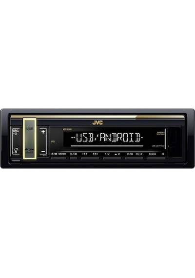 Jvc Kd-x168m-usb-mp3-aux-3 Anfi Çıkışlı-renk Değiştiren Tuşlar-profesyonel Oto Teyp