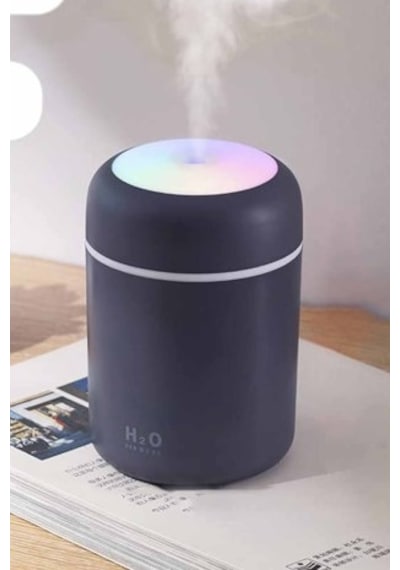 H2O Humidifier Hava Nemlendirici Oda Araç Aroma Difüzörü Işıklı Buhar Makinesi