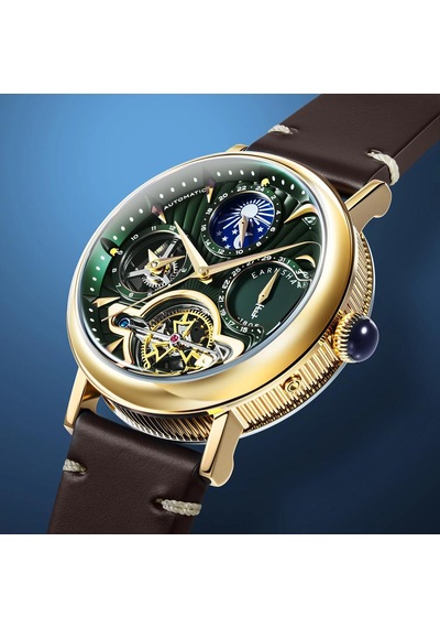 Earnshaw Es-8309-02 Erkek Kol Saati Altın