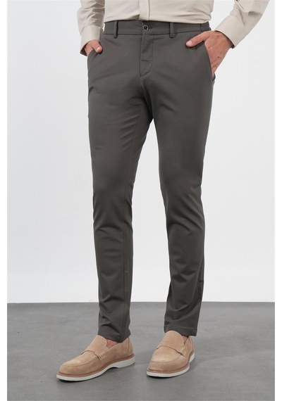 İmza Haki Yan Cep Slim Fit Esnek Jogger Pantolon 1003260274