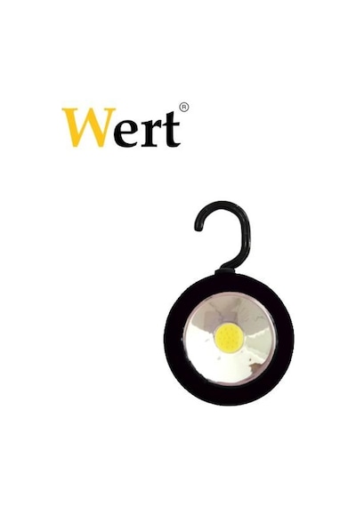 Wert 2614 Mini Pilli Mıknatıslı Çalışma Lambası 3W Cob Led N11.13395 Çok Renkli