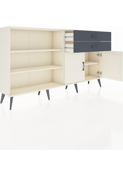 Arges Konsol 3 Raflı 2 Çekmeceli 2 Kapaklı 176x30x99 Aytaşı-aytaş Aytaşı-aytaşı/antrasit Arges Konsol 3 Raflı 2 Çekmeceli 2 Kapaklı 176x30x99 Aytaşı-aytaş Aytaşı-aytaşı/antrasit