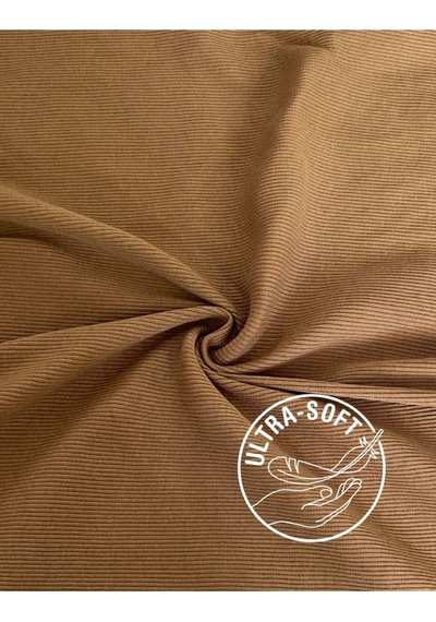 Alya Underwear Kaşkorse Yarım Boğaz Body Sweatshirt, Fitilli Kumaş, Likralı, Bordo Kahverengi Melanj