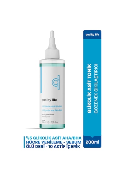 Quality Life Glikolik Asit Aha Bha Tonik 200 ML
