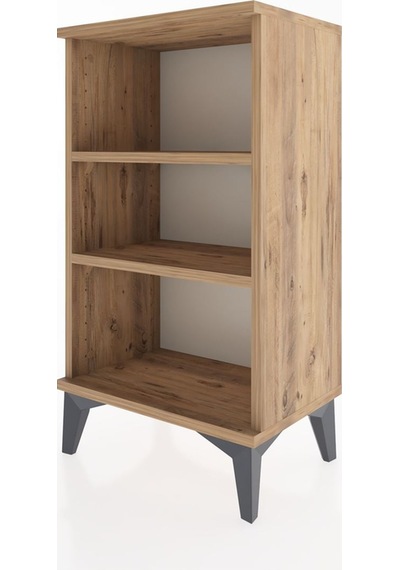 Arges Komodin 2 Raflı 44x30x80 Çam-çam Çam