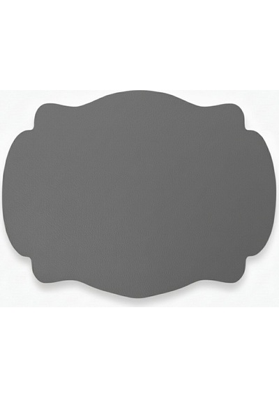 2 Adet Çift Yüz Kenar Dikişli Vizon Deri Amerikan Servis As00120-33x44 Cm Supla Gri