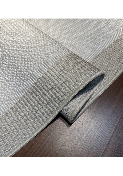 Mess Modern Dekoratif Yumuşak Dokulu Sisal Halı 3945 Krem Vizon Çok Renkli
