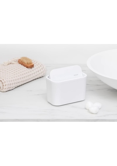 Brabantia Banyo Çöp Kutusu, Beyaz, Tek Boyut Çok Renkli
