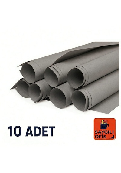 Saygılıofis Fon Kartonu 10 Lu Gri 50x70 Cm 1 Paket