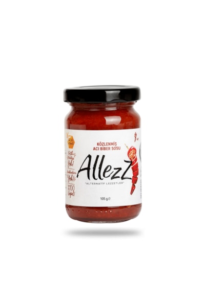 Allezz Közlenmiş Acı Biber Sosu Çok Acı Hot 105 G