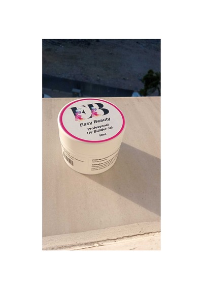 50ml Protez Tırnak Jeli Builder Gel - Mükemmel French Ve Açık Renkler İçin Neon Pembe
