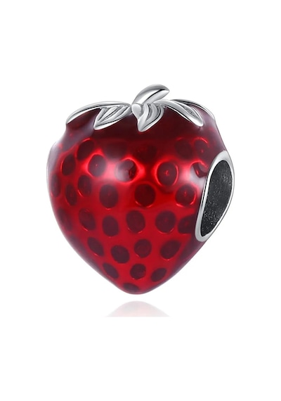Fubena 925 Ayar Gümüş Çilek Charm