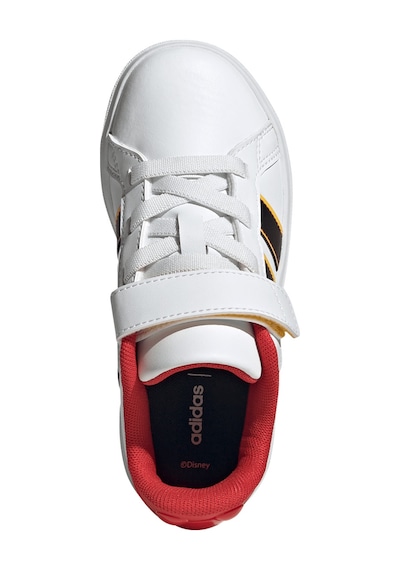 Adidas Adi Das Grand Court Mickey Whtcblackbogold Unisex Çocuk Beyaz Günlük Ayakkabı 31365 Beyaz