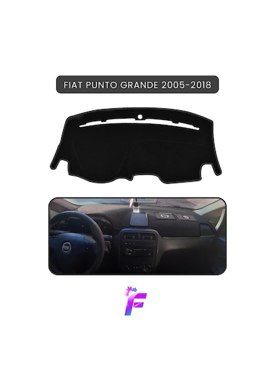 Fıat Punto Grande 2005-2018 Uyumlu Torpido Örtüsü Araca Özel Üretim Kolay Montaj Tb48