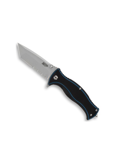 Smith Kamp Wesson M&p Offıcer Folding Knife Plain Edge G10 Tanto 1117204 Siyah
