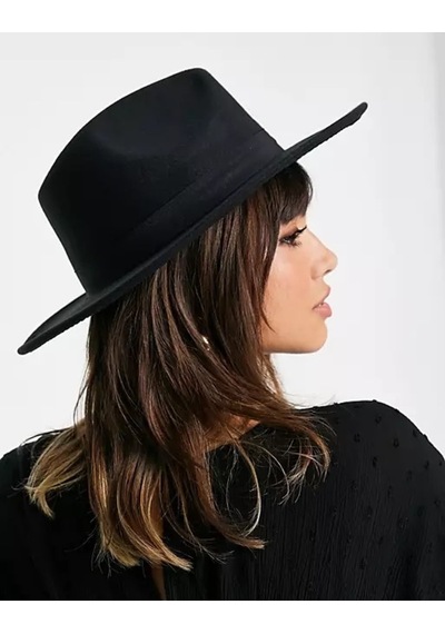 Külah Kadın Fedora Kışlık Trend Fötr Şapka