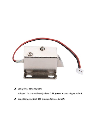 Elektronik Dolap Kapısı Kilidi İçin 12V Dc Solenoit Elektromıknat N11.2247