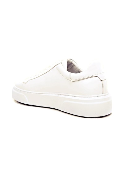Beyaz Hakiki Deri Sneaker Ayakkabı 632.2501-beyaz Beyaz