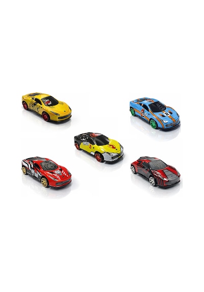 Yarış Arabaları 5 Li Set Karışık Renk Ve Model