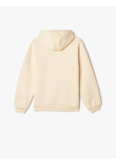 Koton Kapşonlu Sweatshirt Şehir Temalı Baskı Detaylı Uzun Kollu Şardonlu Bej 5wkg10039ak Ekru Koton Kapşonlu Sweatshirt Şehir Temalı Baskı Detaylı Uzun Kollu Şardonlu Bej 5wkg10039ak Ekru