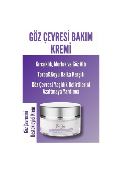 Tr Göz Çevresi Bakım Kremi, Göz Altı Torba Ve Morluk Karşıtı, Yoğun Nemlendirici