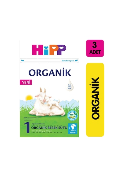 Hipp 1 Organik Bebek Sütü 400 G 3 Adet