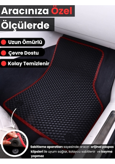 Volvo Xc60 2017-2020 Uyumlu Eva Paspas Tam Set Oto Paspas,araca Özel,tam Koruma,kolay Temizlik 446