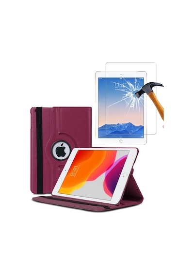 Ipad Air 1 2 Ipad 5. 6. Nesil 9.7 İnç Uyumlu 360 Dönerli Tablet Kılıfı + Ekran Koruyucu Arka Kapak