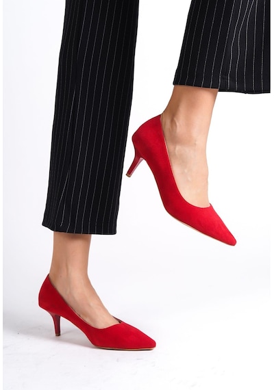 Mubiano Hakiki Deri Mbhrns977-kr Kadın Süet İnce 6 Cm Topuklu Kırmızı Stiletto & Topuklu Ayakkabı Kırmızı Mubiano Hakiki Deri Mbhrns977-kr Kadın Süet İnce 6 Cm Topuklu Kırmızı Stiletto & Topuklu Ayakkabı Kırmızı
