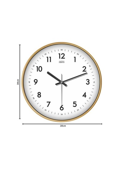 30 Cm Duvar Saati Açık