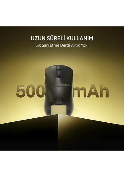 James Donkey Jdm11 Paw3311 12.000dpı Triple Mode Kablolu/bluetooth/2.4g Siyah Gaming Mouse