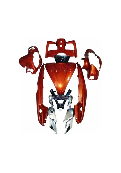 Türkmopet Tvs Jupiter 125 Kaporta Seti Turuncu 13 Parça 1