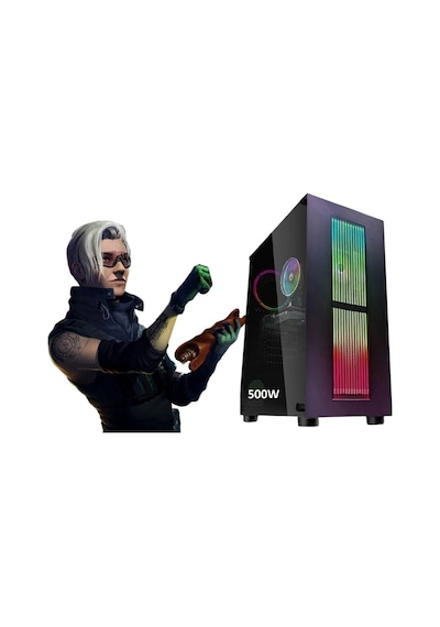 Xaser Xr48 500w Usb 3.0 Tempered Glass Rgb Bilgisayar Kasası