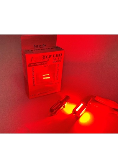 Femex Platinum Çift Duy Kırmızı P21w 1157 15w Led Ampul