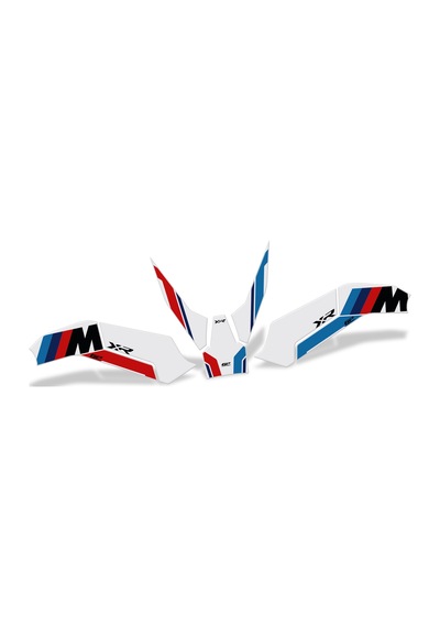 GP Kompozit BMW S 1000 XR 2020-2024 Uyumlu Tank Pad Seti Beyaz