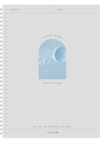 Morning Glory 4000 Çizgili Defter 26x19 Cm Gri 11111-87799