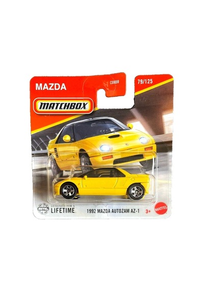 C0859 Matchbox 1:64 Tekli Arabalar 1992 Mazda Autozam Az-1 Jbr83