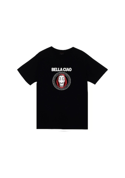 Stoned&Fame Unisex La Casa De Papel T-shirt SIYAH Siyah