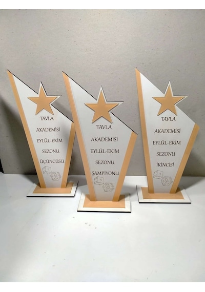 Mrchediyesepeti Turuva Tavla, Satranç,futbol, Voleybol, Basketbol Plaketi Altın - Beyaz
