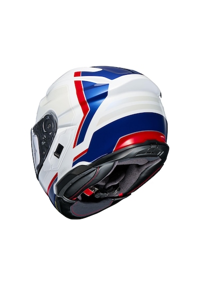 Shoei Gt-air 3 Realm Kapalı Motosiklet Kaskı Beyaz - Mavi - Kırmızı