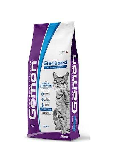 Gemon Sterilised Ton Balıklı Somonlu Kısırlaştırılmış Yetişkin Kedi Maması 7 Kg
