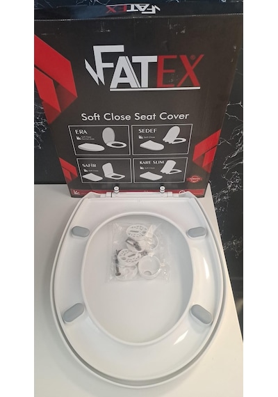 Fatex Era Soft 36 X 45 Cm Yavaş Kapanan Plastik Klozet Kapağı Diğer