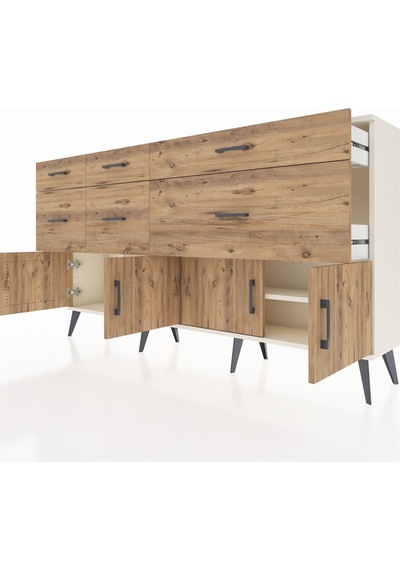 Arges Konsol Tek Raflı 6 Çekmeceli 4 Kapaklı 176x30x99 Aytaşı-çam Atlas Çam - Aytası Arges Konsol Tek Raflı 6 Çekmeceli 4 Kapaklı 176x30x99 Aytaşı-çam Atlas Çam - Aytası