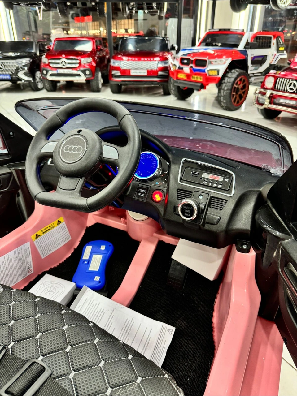 Oyuncaksepeti Öykü Bebek Dünyası Audi Suv O-7 Yaş 12 Volt Pembe