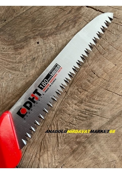 Dht Ağaç Budama Testeresi Çift Diş Bağ Budama Testeresi 34Cm