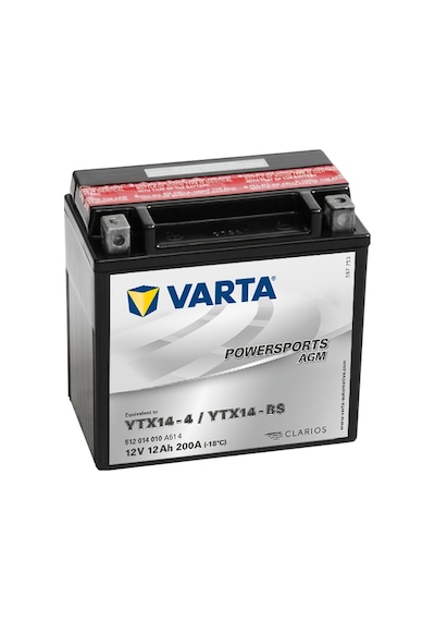 Ytx14-bs 12v 12ah Varta Motosiklet & Mercedes Güç Aküsü