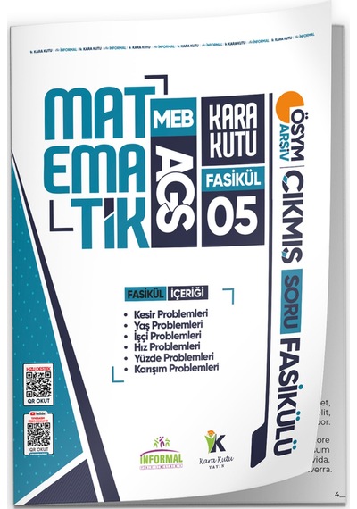 2026 Meb Ags Matematik Kara Kutu 5.fasikül Ösym Çıkmış Soru Bankası Problemler 2 Çözümlü Modüler Set
