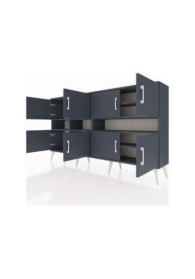 Arges Konsol 8 Raflı 8 Kapaklı 176x30x99 Antrasit-antrasit Antrasit - Antrasit Arges Konsol 8 Raflı 8 Kapaklı 176x30x99 Antrasit-antrasit Antrasit - Antrasit