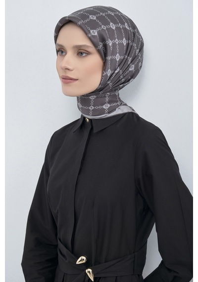 Armine Saf İpek Sura Eşarp-2026 İlkbahar-yaz- 953000d Açık Gri